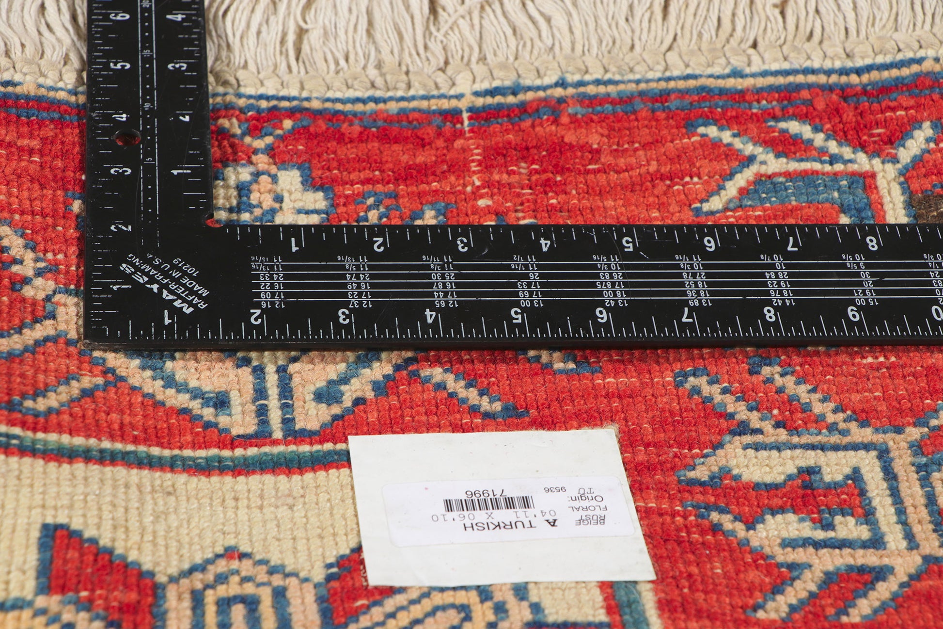 5 x 7 Vintage Turkish Oushak Rug 71996