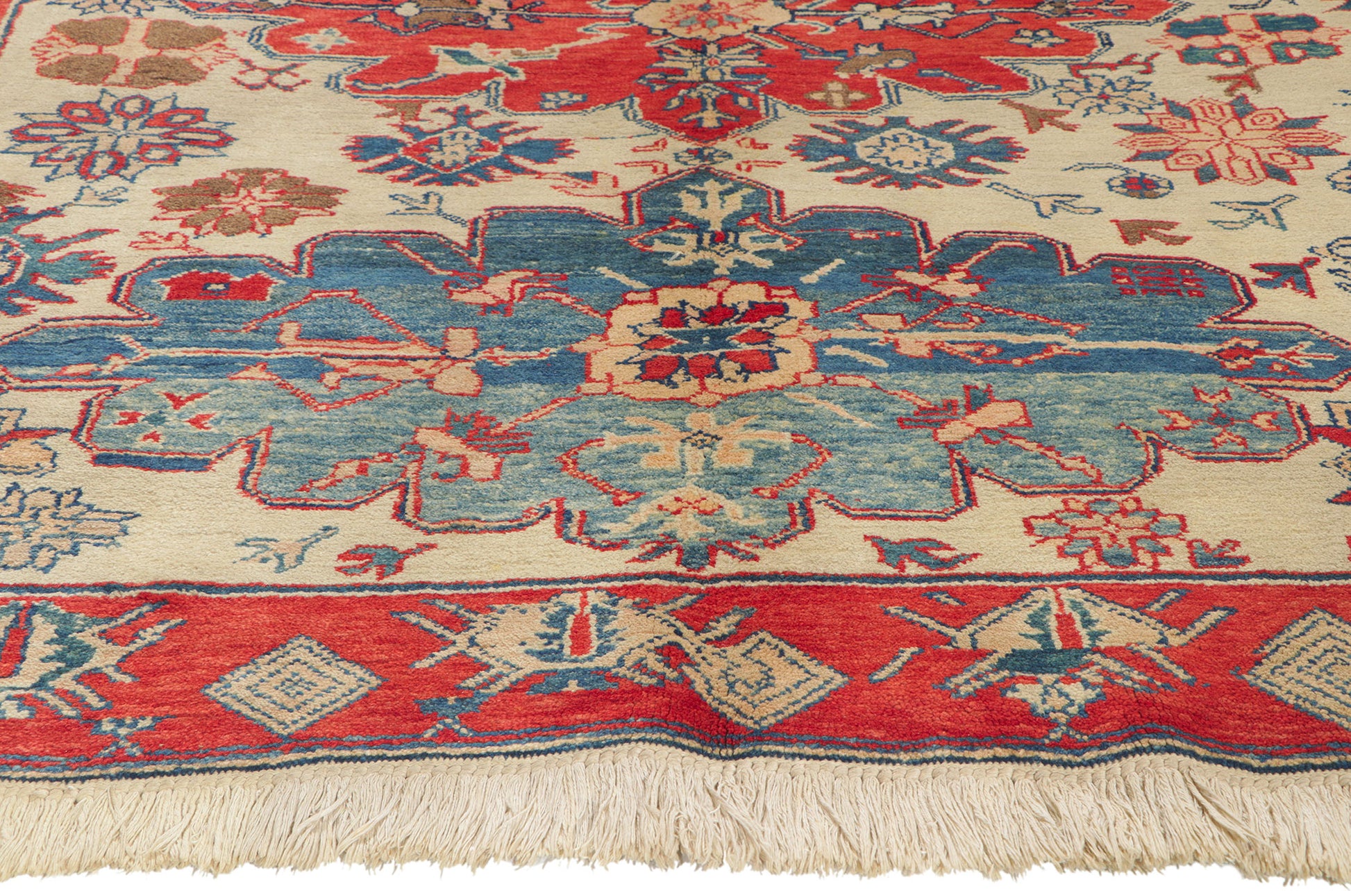 5 x 7 Vintage Turkish Oushak Rug 71996