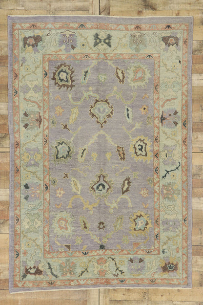 5 x 8 Colorful Turkish Oushak Rug 53202