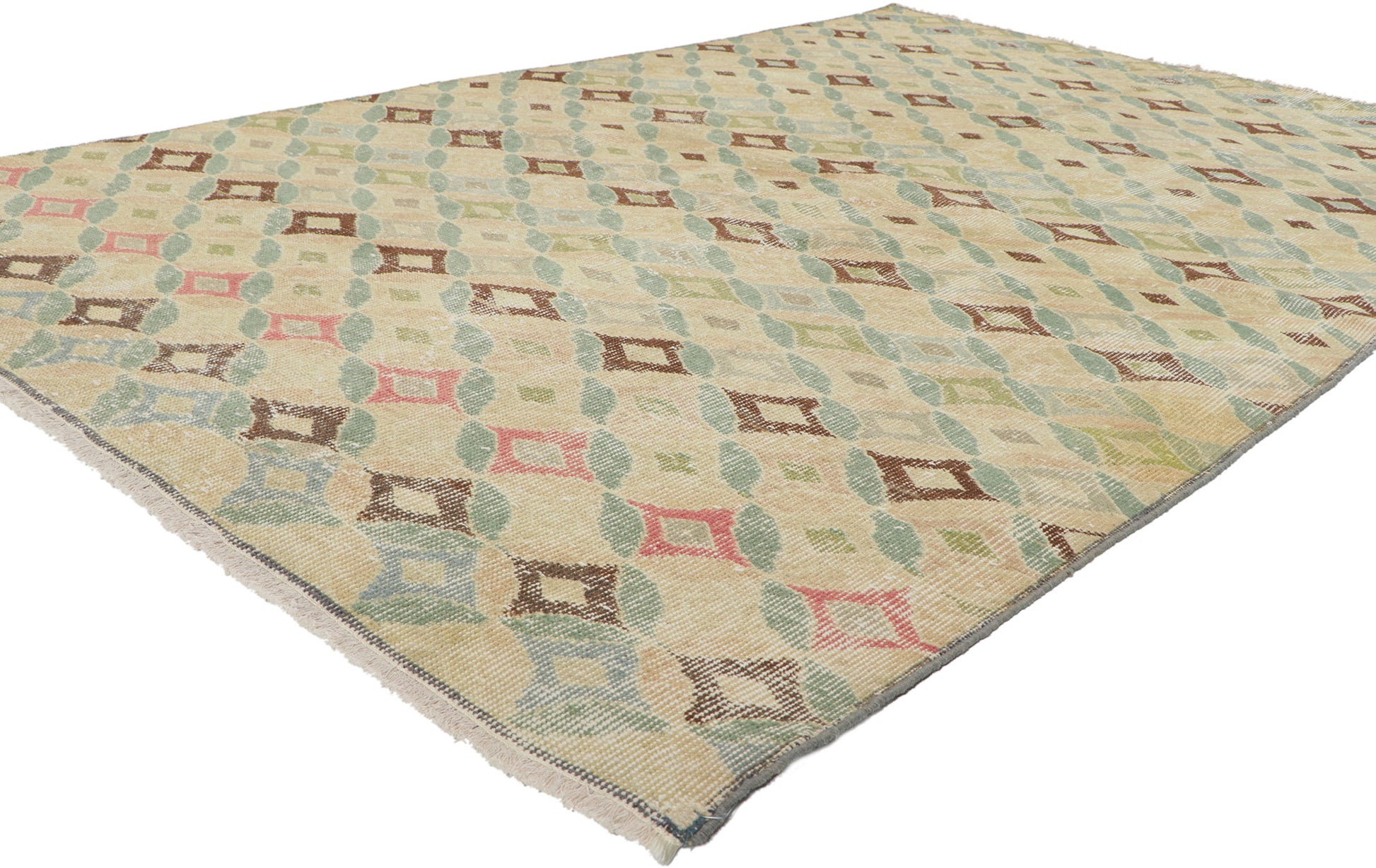 5 x 8 Vintage Turkish Sivas Rug 51224