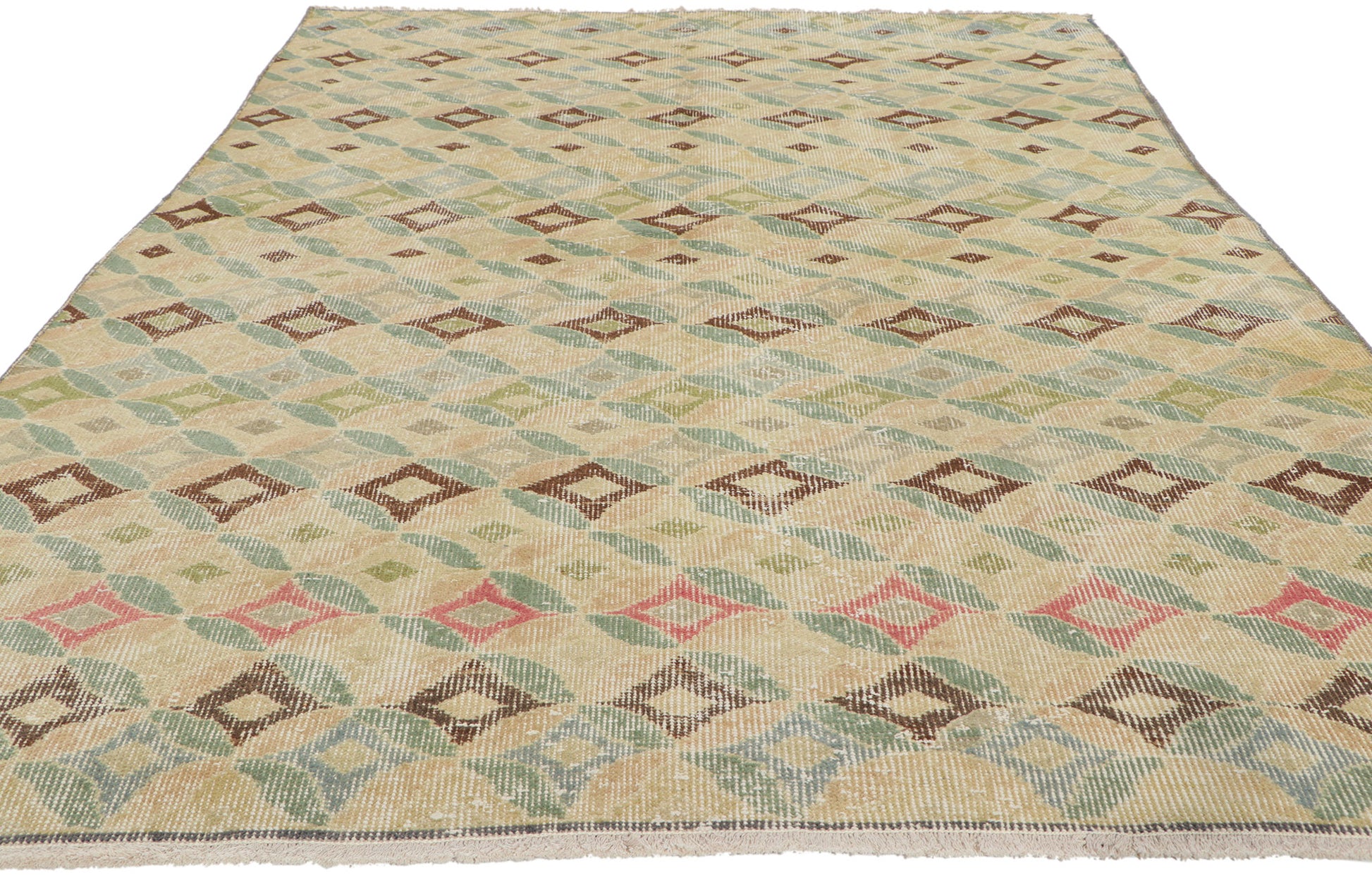 5 x 8 Vintage Turkish Sivas Rug 51224