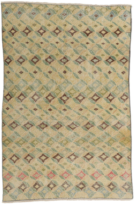 5 x 8 Vintage Turkish Sivas Rug 51224