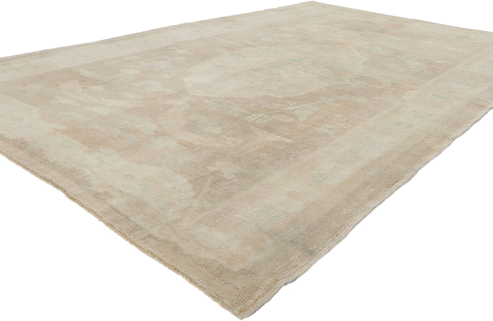 5 x 8 Vintage Turkish Oushak Rug 52432