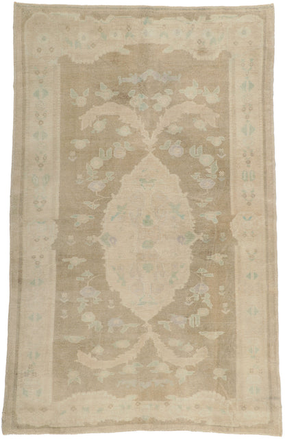 5 x 8 Vintage Turkish Oushak Rug 52432