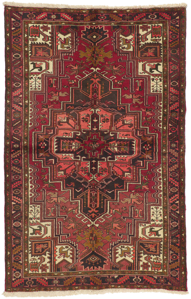 5 x 8 Vintage Persian Heriz Rug 75299