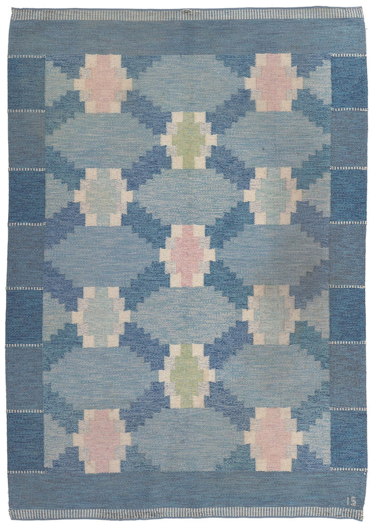 ���5 x 8 Ingegerd Silow Vintage Swedish Rollakan Rug 78499