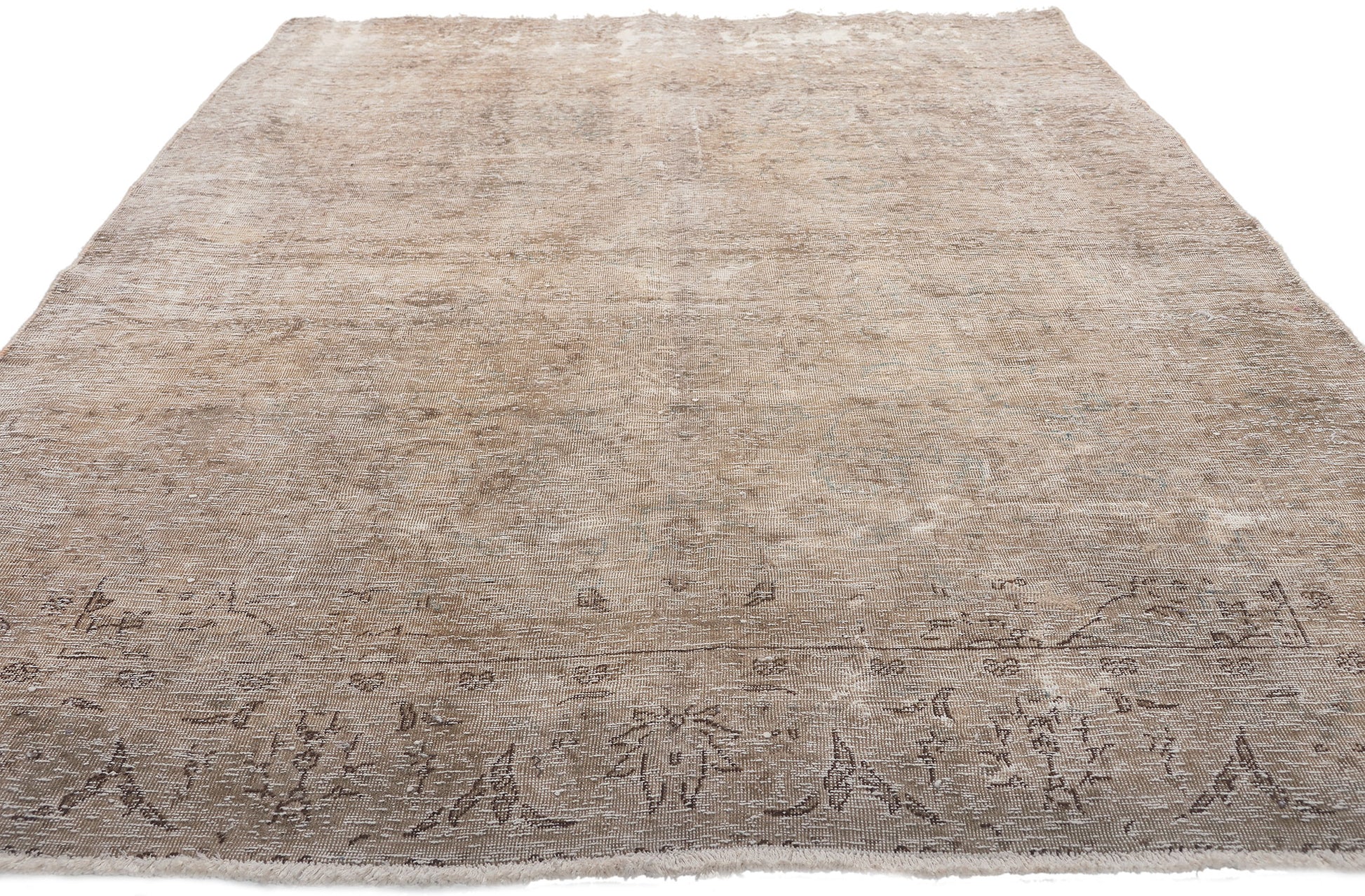 5 x 8 Vintage Persian Tabriz Rug 78598