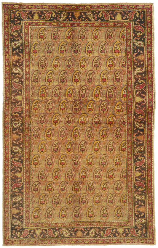 5 x 8 Vintage Turkish Oushak Rug 51393