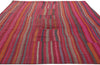 5 x 8 Vintage Turkish Striped Kilim Rug 60812