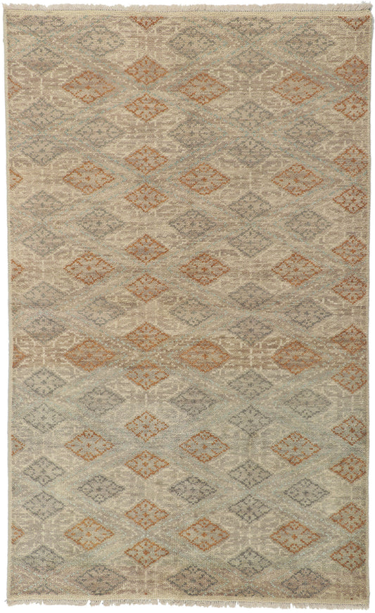 5 x 8 Earth-Tone Transitional Rug 30490