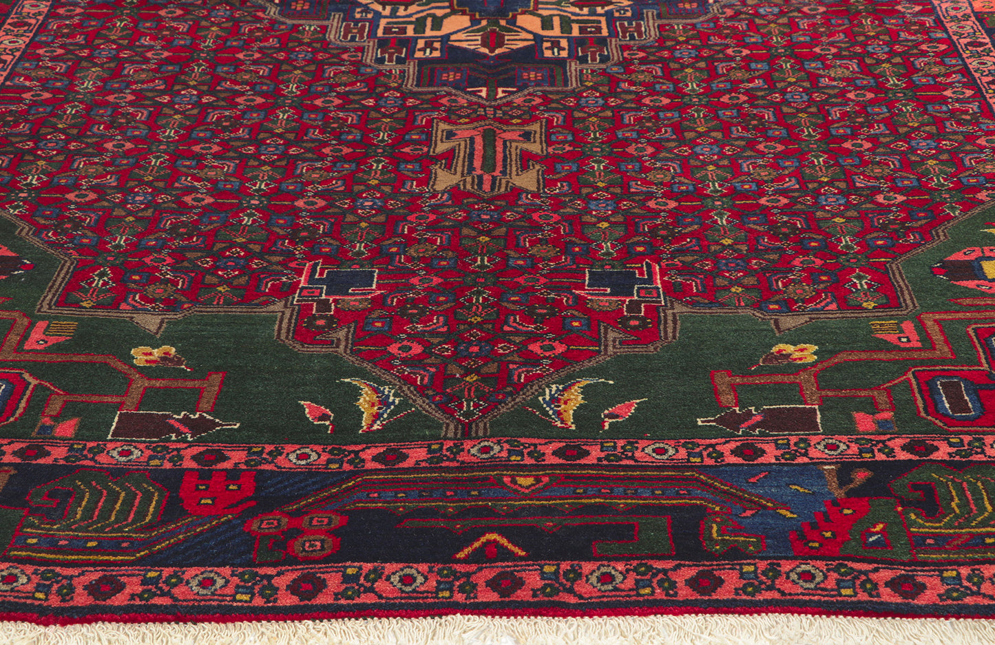 5 x 8 Vintage Persian Hamadan Rug 76126