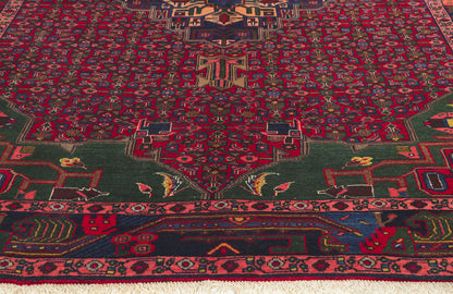 5 x 8 Vintage Persian Hamadan Rug 76126