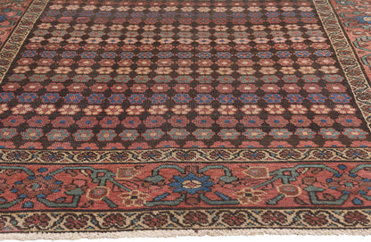 5 x 9 Antique Persian Hamadan Rug 75253