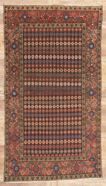 5 x 9 Antique Persian Hamadan Rug 75253