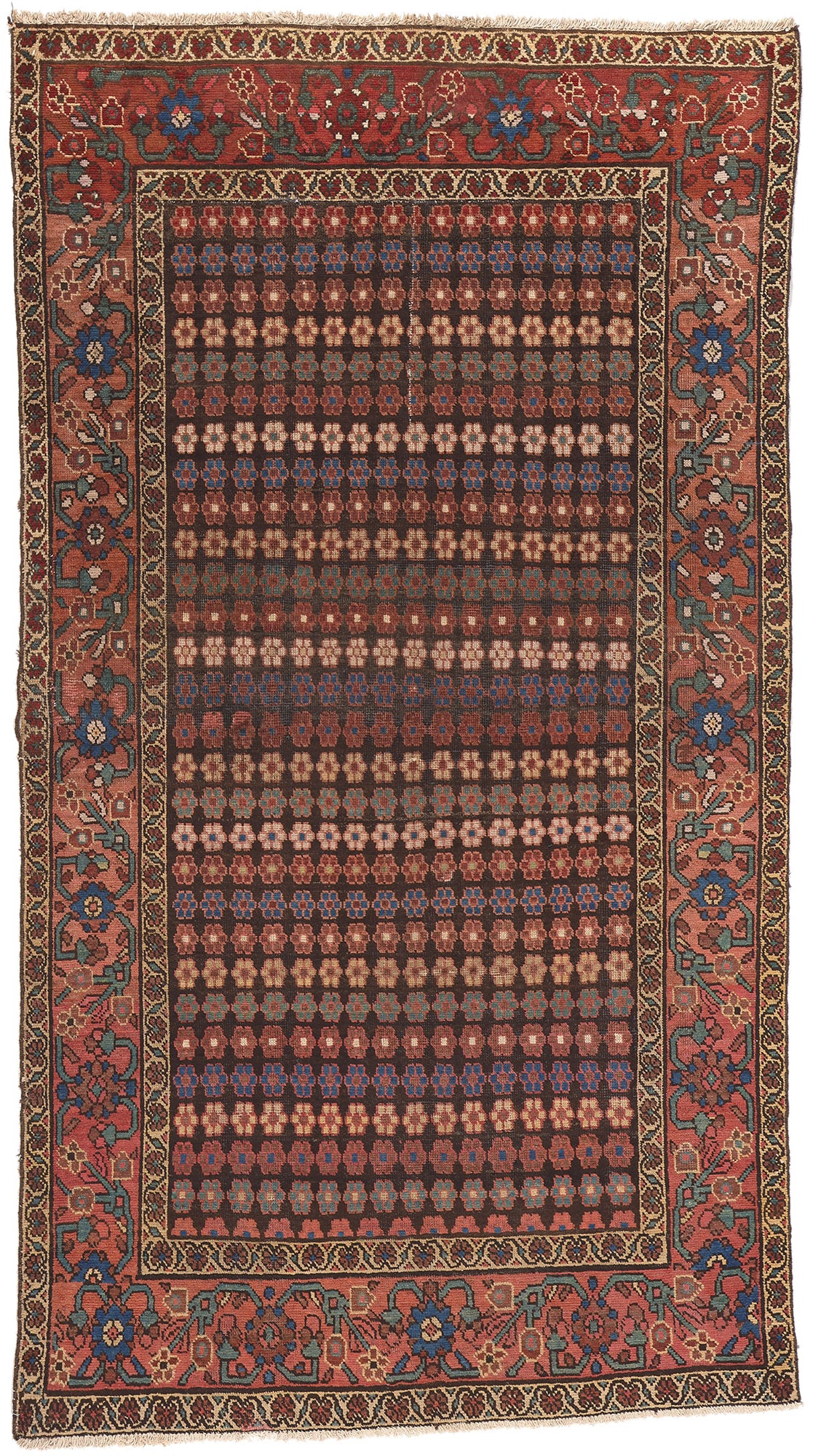 5 x 9 Antique Persian Hamadan Rug 75253