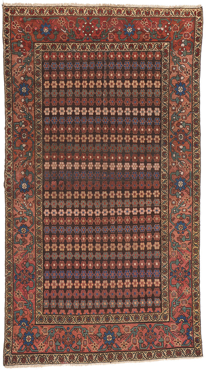 5 x 9 Antique Persian Hamadan Rug 75253