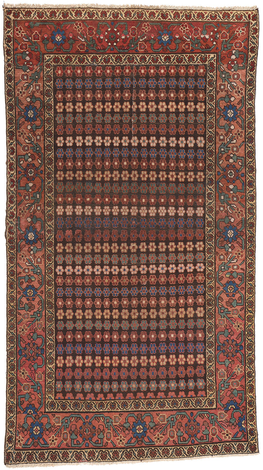 5 x 9 Antique Persian Hamadan Rug 75253