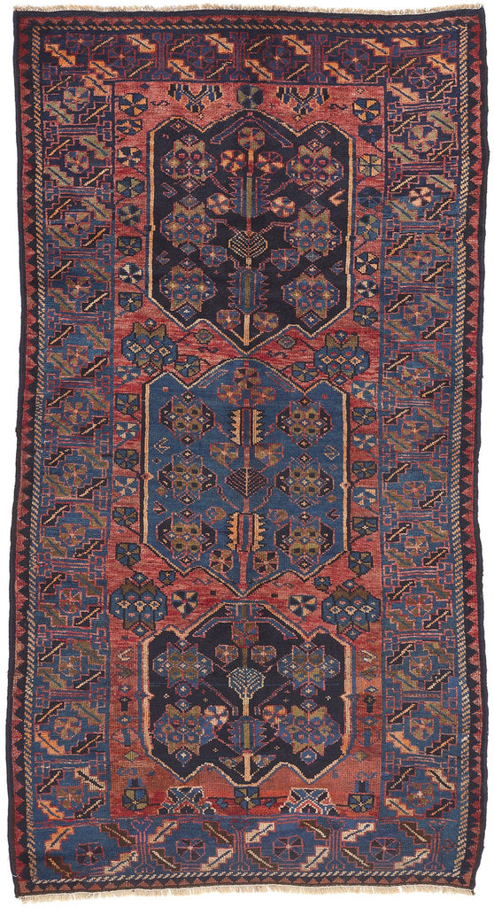 5 x 9 Antique Persian Shiraz Rug 61243