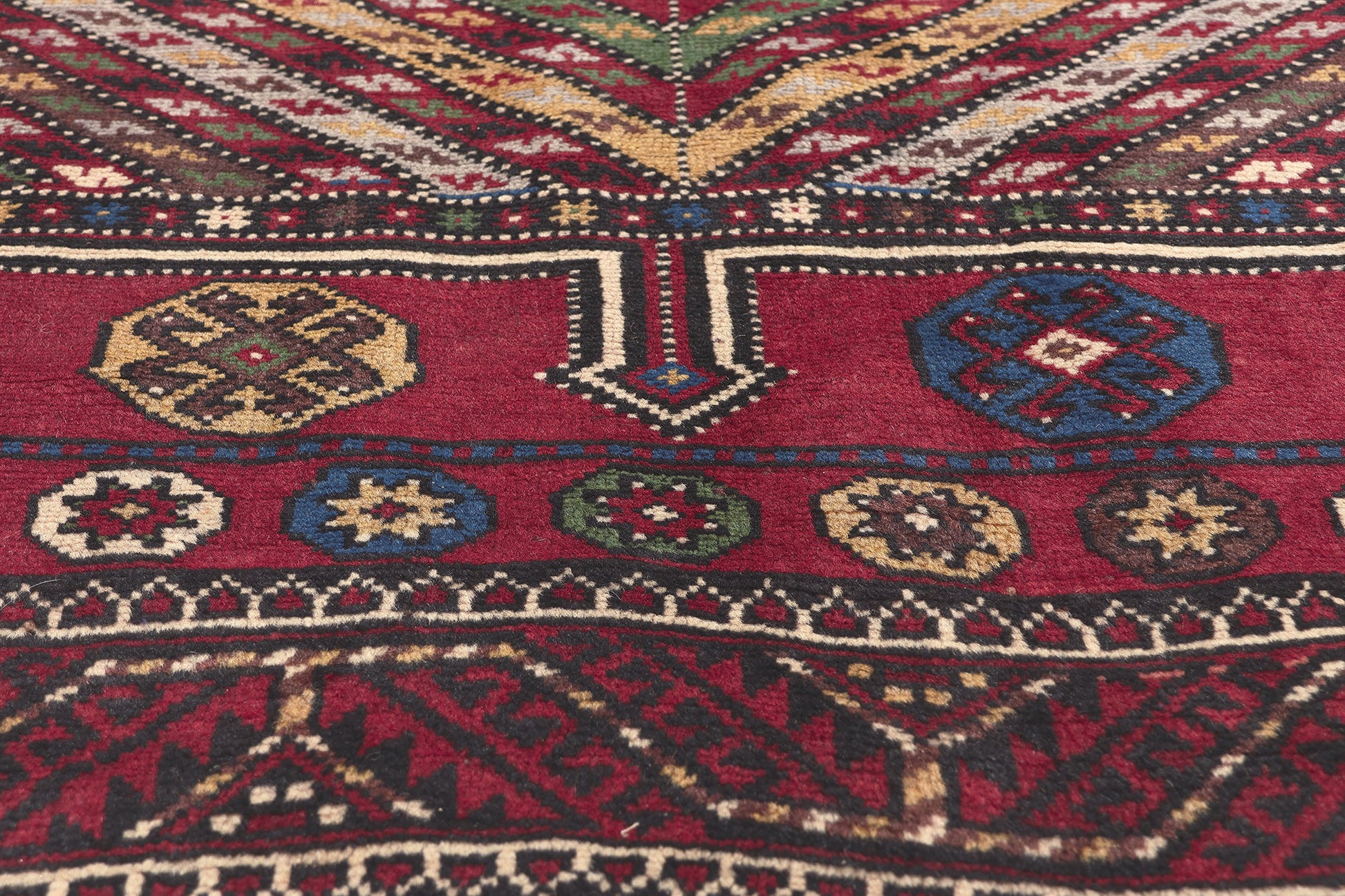 5 x 9 Antique Nomadic Afghan Baluch Rug 61233