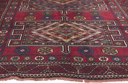 5 x 9 Antique Nomadic Afghan Baluch Rug 61233