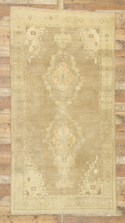 5 x 9 Vintage Turkish Oushak Rug 52992