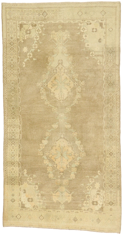 5 x 9 Vintage Turkish Oushak Rug 52992