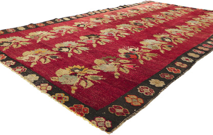 5 x 9 Vintage Turkish Oushak Rug 51670