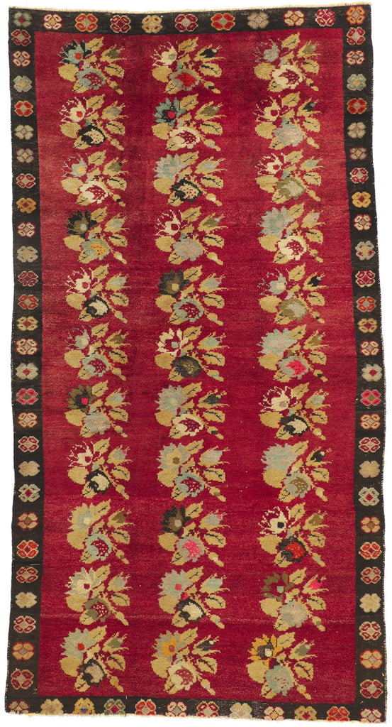 5 x 9 Vintage Turkish Oushak Rug 51670