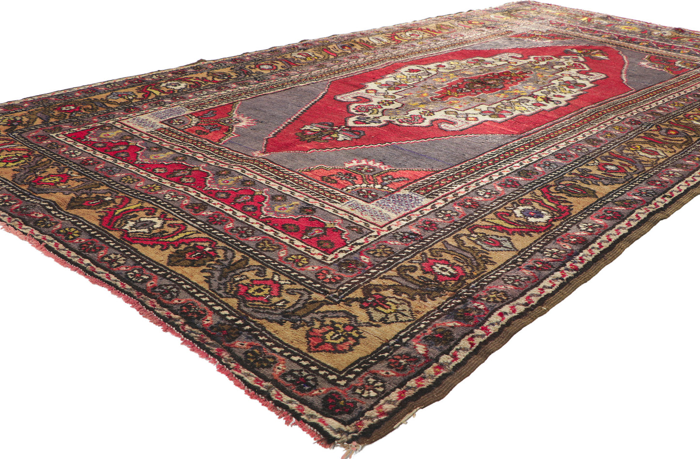 5 x 9 Vintage Turkish Oushak Rug 72690