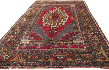 5 x 9 Vintage Turkish Oushak Rug 72690