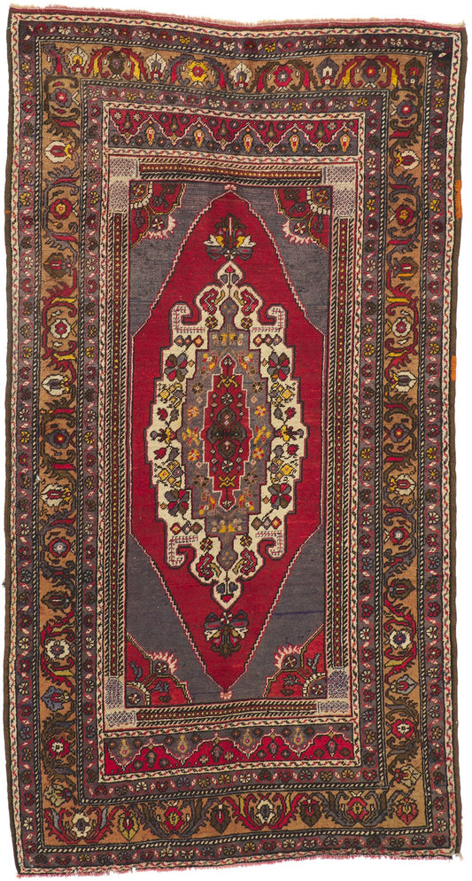 5 x 9 Vintage Turkish Oushak Rug 72690