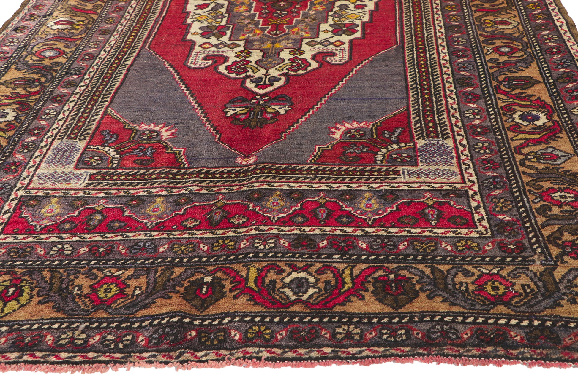 5 x 9 Vintage Turkish Oushak Rug 72690