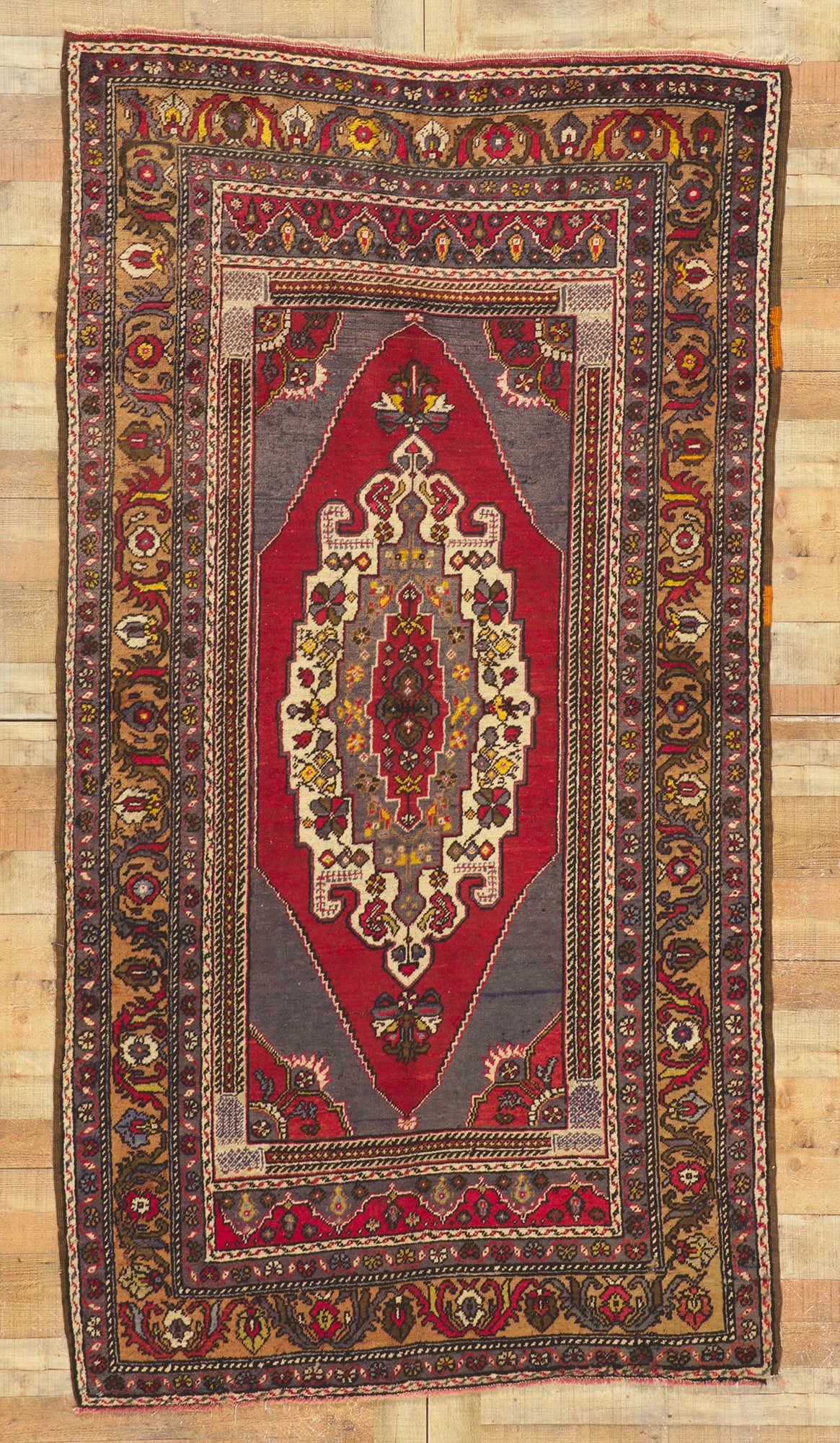 5 x 9 Vintage Turkish Oushak Rug 72690