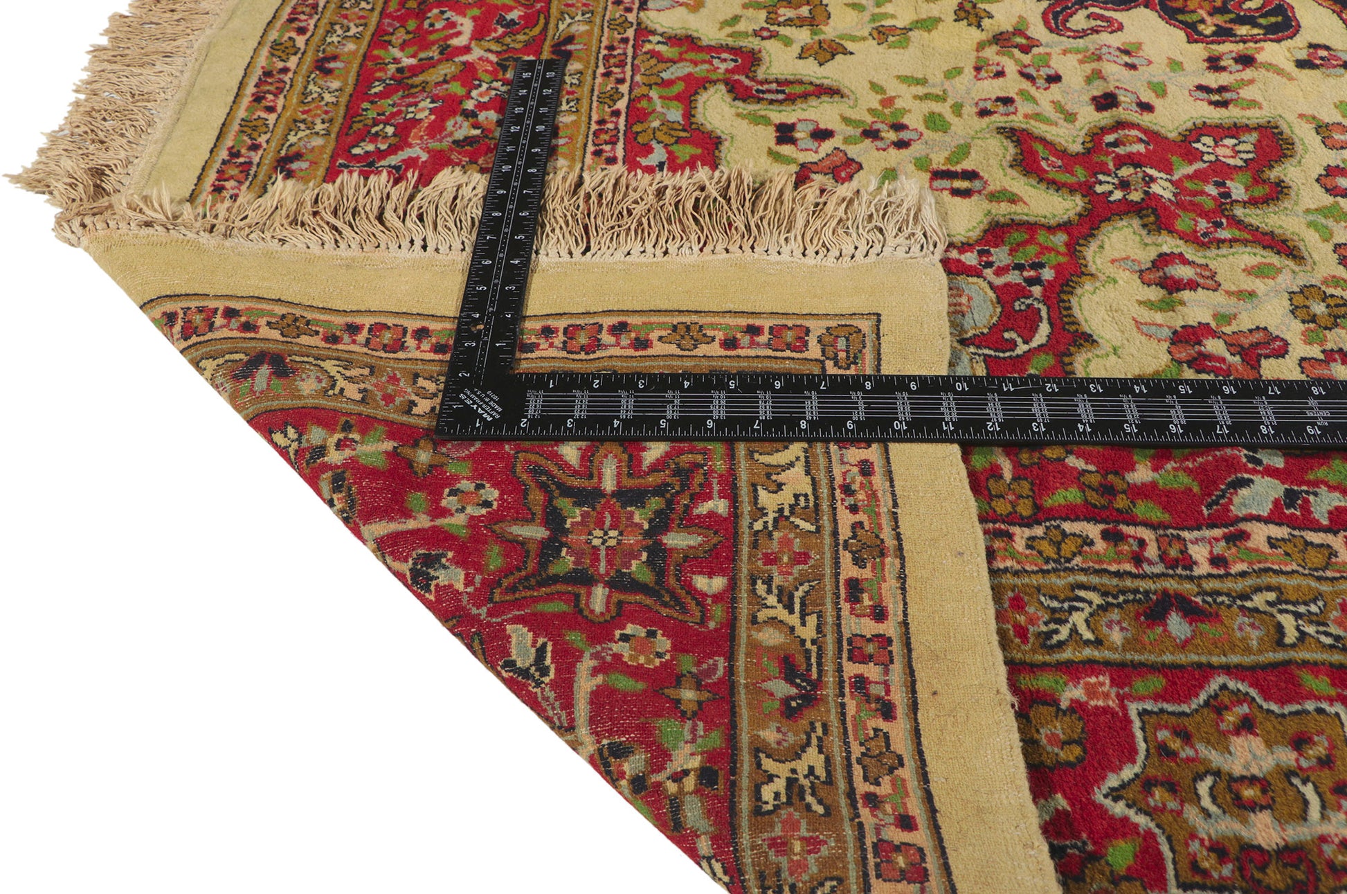 6 x 11 Vintage Indian Isfahan Rug 78304