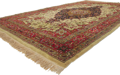6 x 11 Vintage Indian Isfahan Rug 78304