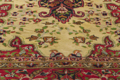 6 x 11 Vintage Indian Isfahan Rug 78304