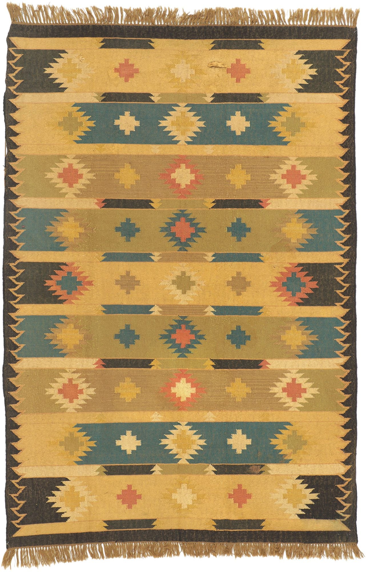 6 x 9 Vintage Indian Kilim Rug 78114