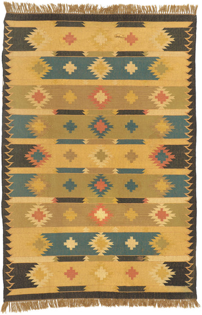 6 x 9 Vintage Indian Kilim Rug 78114