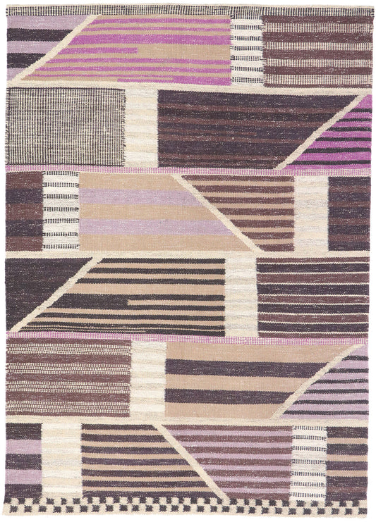 6 x 9 Scandinavian Modern Swedish Inspired Kilim Rug 30641
