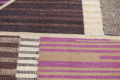 6 x 9 Scandinavian Modern Swedish Inspired Kilim Rug 30641