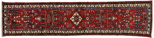 2 x 10 Vintage Hamadan Runner 60182
