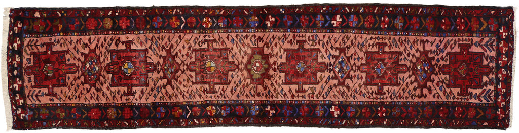 2 x 10 Vintage Heriz Rug 60203