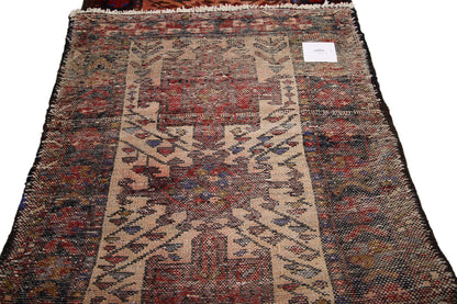 2 x 10 Vintage Heriz Rug 60203