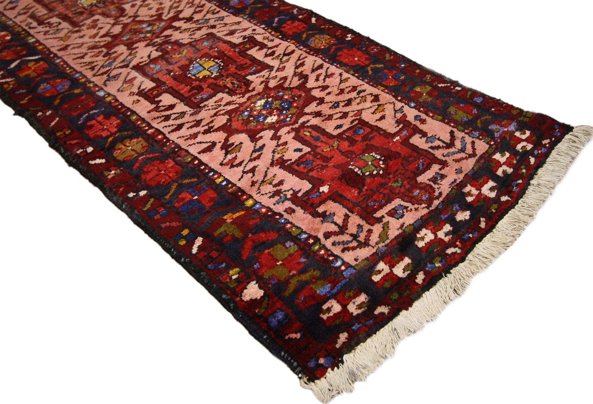 2 x 10 Vintage Heriz Rug 60203