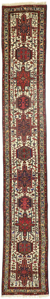 2 x 14 Vintage Persian Heriz Runner 60214