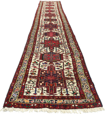2 x 14 Vintage Persian Heriz Runner 60214