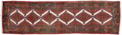 3 x 10 Vintage Hamadan Rug 60223