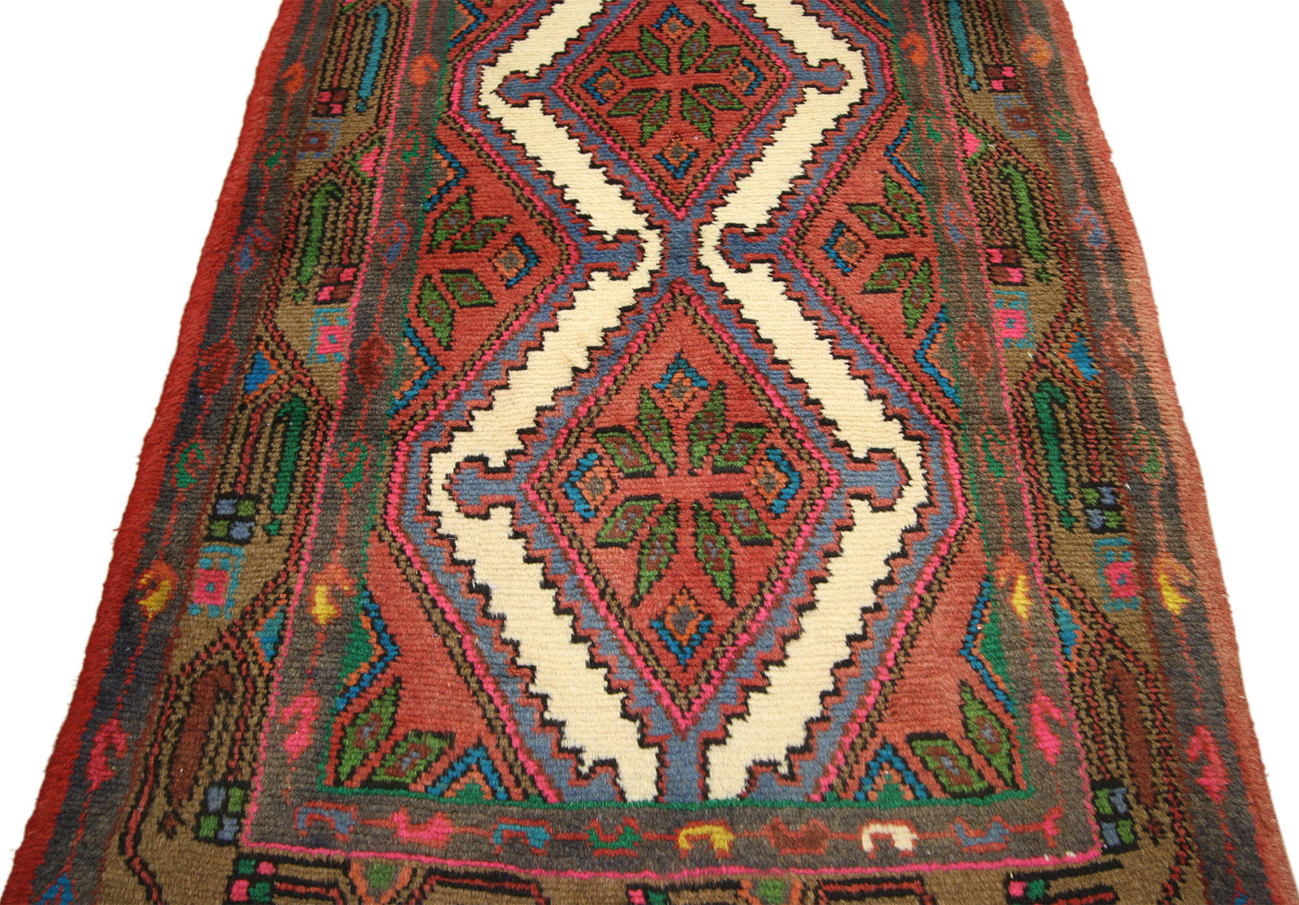 3 x 10 Vintage Hamadan Rug 60223
