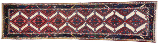 2 x 10 Vintage Hamadan Rug 60227