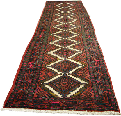 3 x 10 Vintage Hamadan Rug 60230